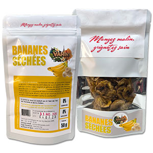 Bananes séchés